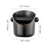 Espresso Knock Box Shock-Absorbent Durable Barista Style Coffee Knock Box