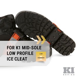 K1 Series V7770270-O/S Mid-Sole Ice Cleat Spacer, Low Profile, Unisex, Black, One Size