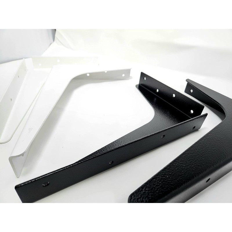 One Pair Workstation Heavy-Duty Reversible Brackets 1000lb. Load Capacity [per