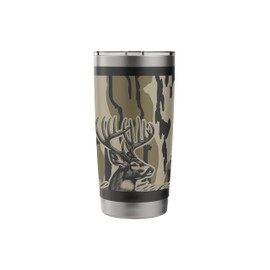 Whitetail Deer Bottomland Camo Deer Hunting Camo Stainless Steel Insulated Tumbler