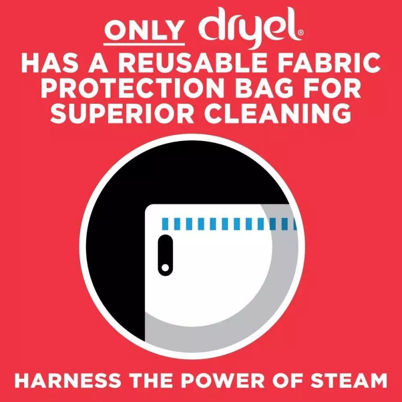 Dryel at Home Dry Cleaner Kit Steam Cleaning Safe for