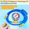 AC R134A R1234YF Refrigerant Recharge Hose Kit, AC R134a 1234yf