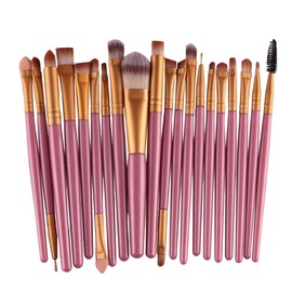 Plus Nao Makeup Brush Set of 20 Makeup Brushes Set Makeup Brush Set Makeup Brush Set Cosmetic Brush Set Makeup Brush Fa - FJ Pink