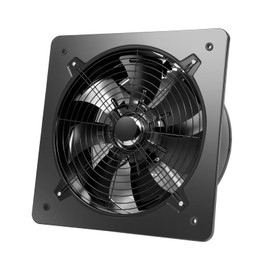 WBGANG 750W Industrial Ventilation Fan, 110V 60HZ Ventilator Extractor Axial Air Blower Fan With 7 Fan Blades,Wall-Mount Exhaust Fan For Kitchen,Bathroom,Laundry Room,Toilets,Garage (Black)