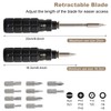 10-in-1 Multibit Ratchet Screwdriver, Robust and Easy to Use, Ratchet