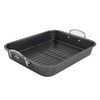 kitCom Nonstick Roasting Pan, Roaster with Rack - 16 Inch