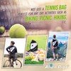 ALIEN PROS Lightweight Tennis Sling Backpack for Your Racket and