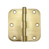 6 Pack Satin Brass Finish Interior Door Hinges 3 1/2"