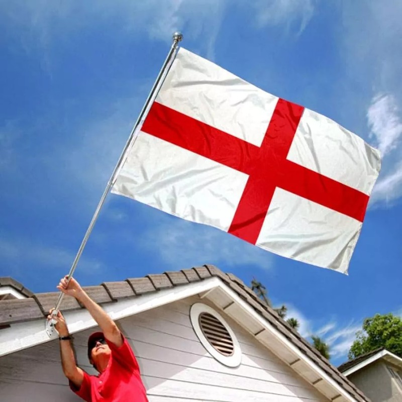 Bandera Inglaterra Poliester 1.5m X 90cm Pais Colgable