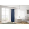 Utopia Alley Wall Mounted Hoop Shower Rod - Shower Curtain