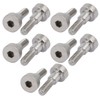 sourcing map 304 Stainless Steel Shoulder Bolts 5 mm Diameter