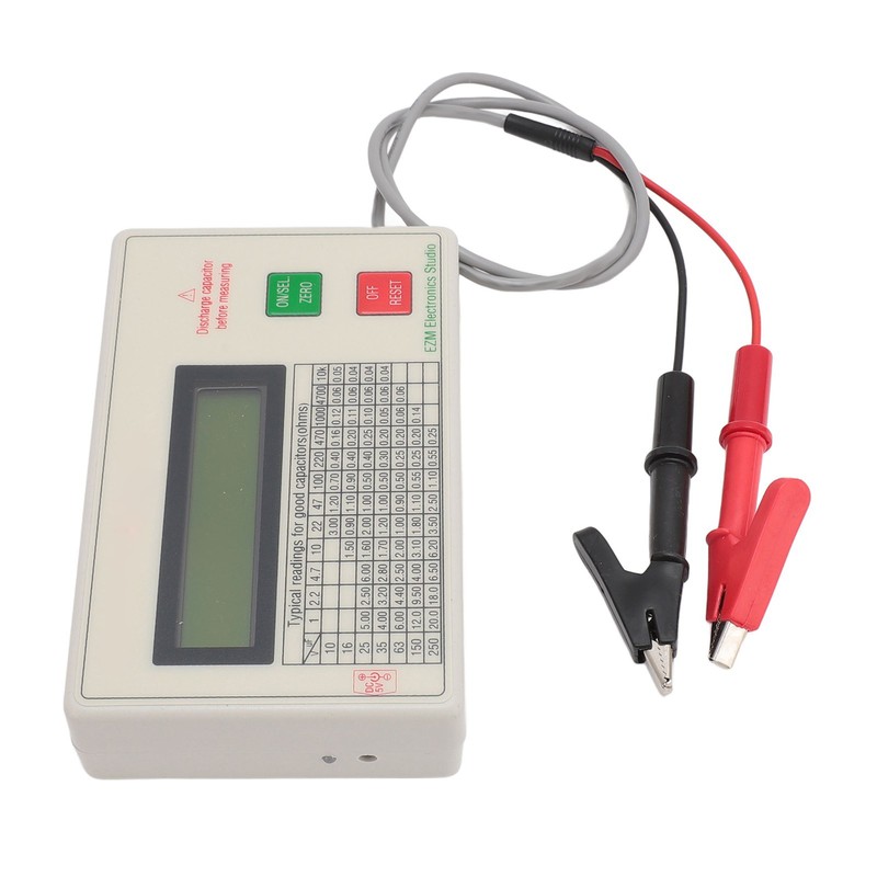 ESR Meter Accurate Smart Shutdown Function Portable ESR Capacitance Tester