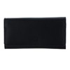 H.I.S Wallet with Flap Black, black, Elegant