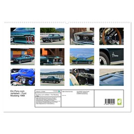 Ein Pony zum verlieben - Ford Mustang 1968 (Wandkalender 2026 DIN A2 quer), CALVENDO Monatskalender
