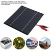 Nimomo Solar Panel 4.2W 18V Monocrystalline Silicon for Home Lighting,