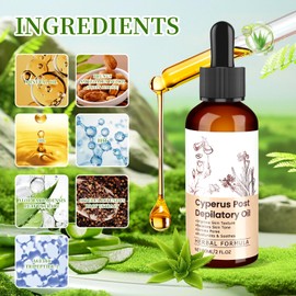 Cyperus Rotundus Oil, 60ml Cyperus Rotundus Öl, Natürliche Cyperus Oil, Cyperus Oil for Hair Removal, Cyperus Rotundus, Cyperus Oil Zur Reduzierung Des Körperhaarwachstums