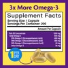 InnovixLabs Triple Strength Omega 3 Supplement, Burpless Fish Oil for