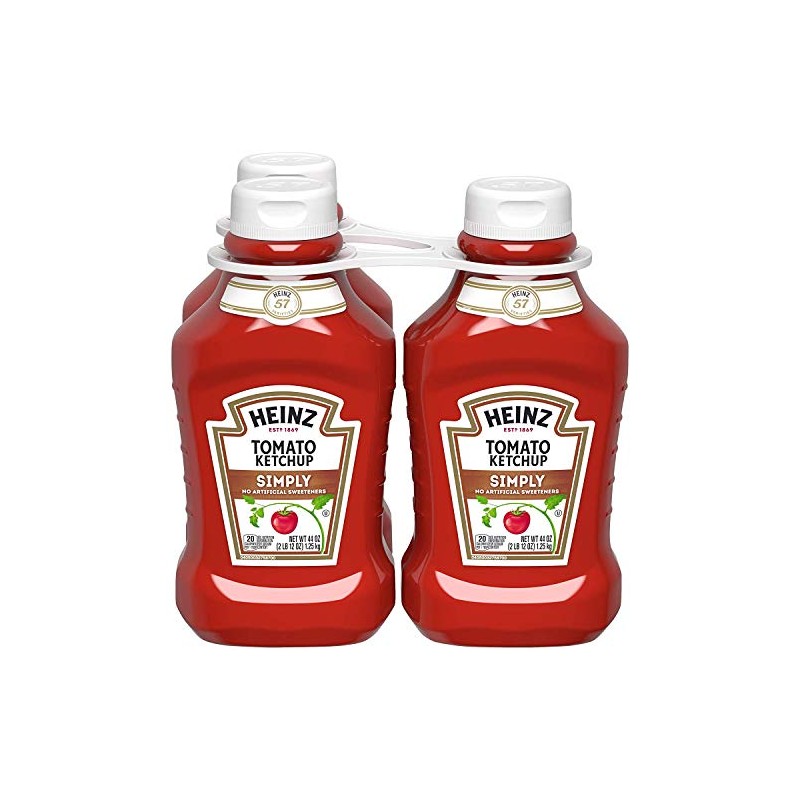 Heinz Simply Heinz Tomato Ketchup - 3 Count (44 oz)