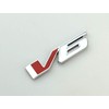 1pcs V6 Emblem 3D Badge Truck Nameplate Sticker Decal Letter