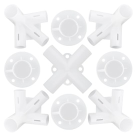 Gazebo Connectors,9 Pcs Gazebo Replacement Spare Parts for 3x3 m Gazebo Awning Tent Feet Corner Center Connector,Gazebo Spares Parts Connector 25/19 mm
