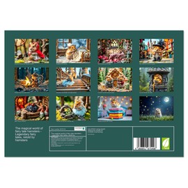 The magical world of fairy tale hamsters - Legendary fairy tales, retold by hamsters (Monthly Wall Calendar 2026 11.7" x 16.5" (open)), CALVENDO 14 Month Calendar