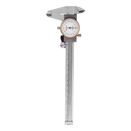 0‑150mm Dial Caliper Stainless Steel Shockproof Vernier Measuring Gauge 0.02mm Resolution
