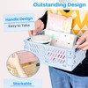Kalevel Mini Plastic Storage Container Collapsible Crates Foldable Storage Cube