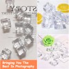 LPAMABA Pack of 120 20 mm Plastic Ice Cubes Plastic