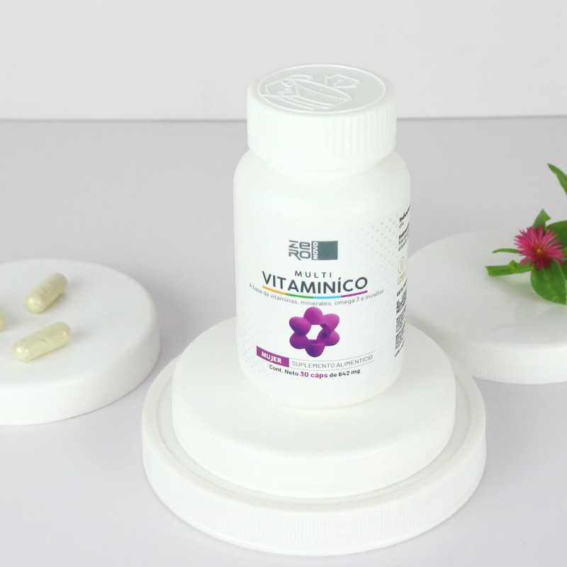 Multivitamínico para Mujer ZeroNovo® 30 caps con Omega3