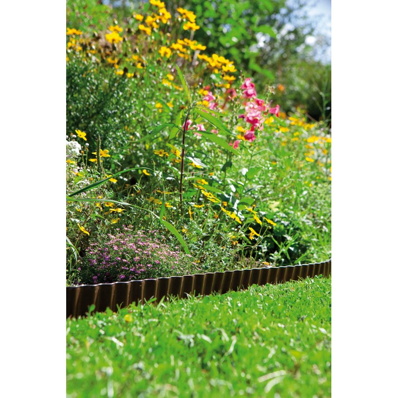 Gardena Flower Bed Edging Fence Brown 9cm 530-20 Product Warranty: