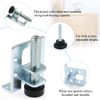 FIGFYOU Pack of 4 Furniture Feet, Adjustable Steel Levelling Feet,