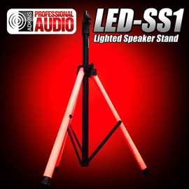 Adkins Professional Audio Lighted Speaker Stand - Ultra Bright LED Tubes - Adkins Professional