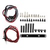 RC Crawler Bumper Black Front and Rear Bumper with Winch
