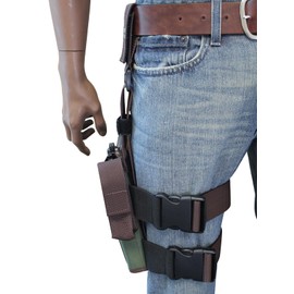 Barsony Woodland Green Tactical Drop Leg Holster for Springfield Echelon 4.5" Left