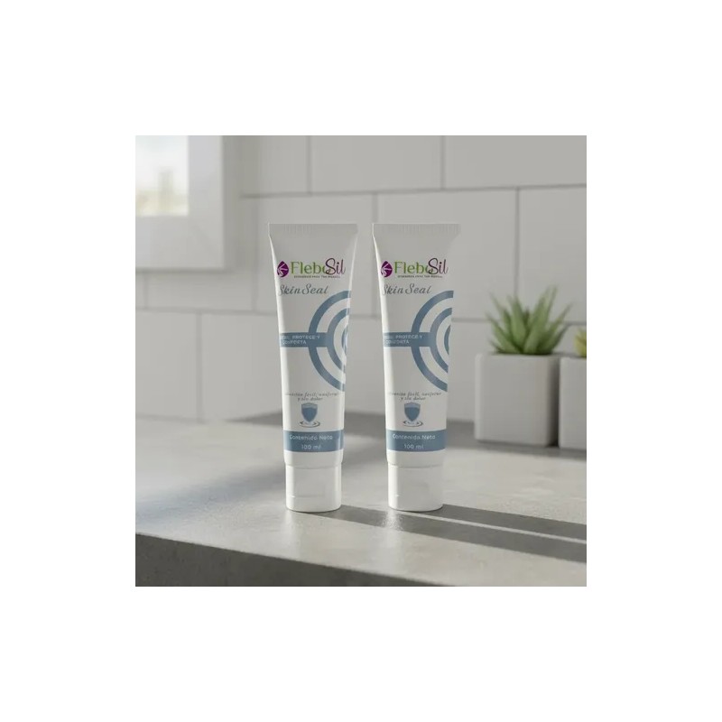 Gel Flebosil Skin Seal Dimeticona Tubo 100 Ml Pack X2