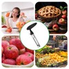 GVSS Apple Corer with Black Handle, Apple Core, Stainless Steel