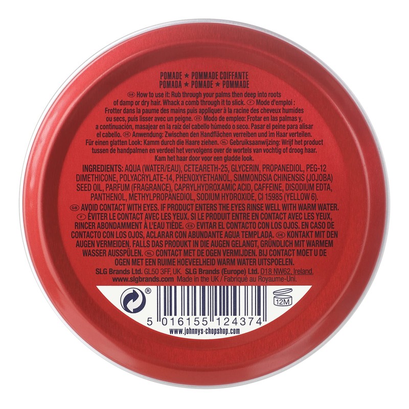 Johnny's Chop Shop Johnny Sheen Hair Pomade