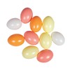 Rayher Plastic eggs, 6 cm, apricot/yellow, 4 assorted colours, pack