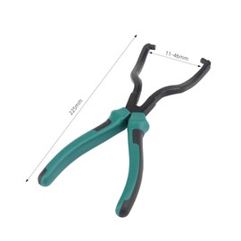 Bamyli Fuel Line Pliers,Car Fuel Feed Pipe Pliers Removal Hose Line Clip Tool,Fuel Line Petrol Clip Pipe Hose Release Disconnect Removal Pliers for Car Automotive Maintenance(Green)