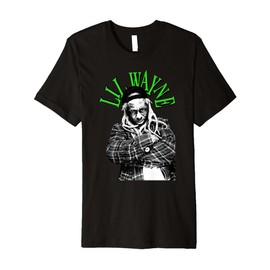 Lil Wayne Green Photo Premium T-Shirt