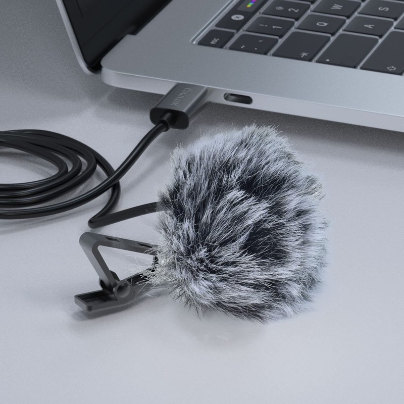 Cubilux Lavalier Microphone Windshield 6 Pack Furry Windshield