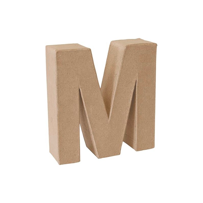 Cardboard Letter, 17.5 x 5.5 cm, Paper Part, Painting, Crafts,