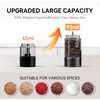 Electric Rechargeable Salt and Pepper Grinder Set,Automatic Pepper Mill Grinder