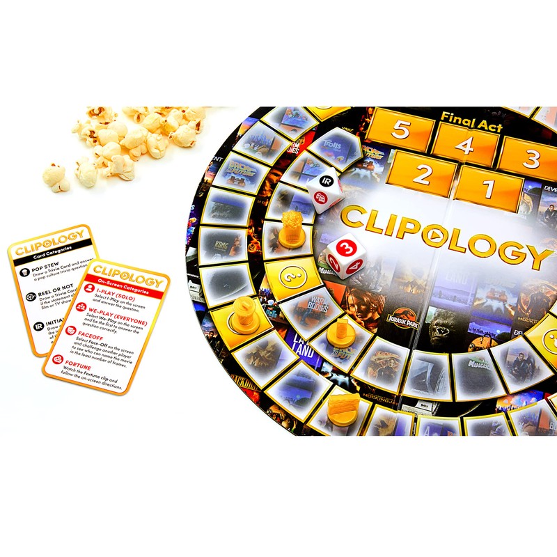 Clipology Game - The Premier Streaming Board Game Featuring Real