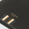 Hazzys (대전신세계)블랙 로고배색 소가죽 반지갑HJWA3F506BK (Daejeon Shinsegae) Black Logo Contrast