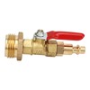 2pcs Brass Winterize Blowout Adapter 3/4 Internal and External Thread