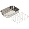 GSW 809306 square pan with insert, stainless steel, silver, 30