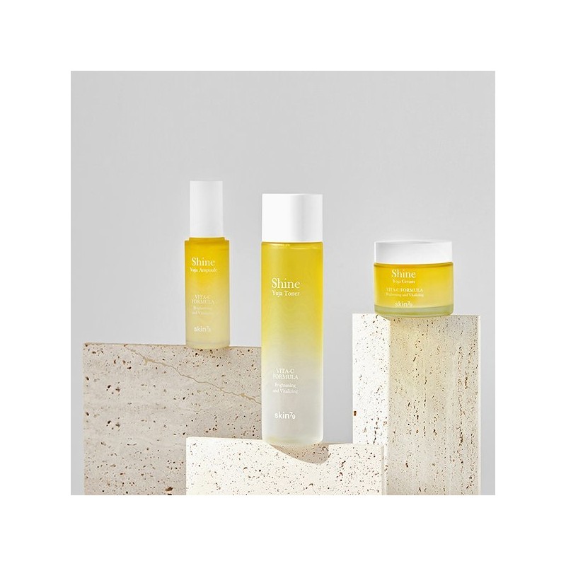 Skin79 샤인 유자 토너/앰플/크림 3종 SET Shine Yuja Toner/Ample/Cream 3-Set