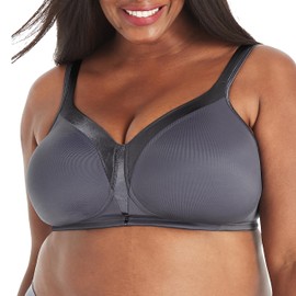 Playtex womens 18 Hour Silky Soft Smoothing Wireless Us4803, Available in Single and 2-pack Bras, Private Jet, 38DDD US