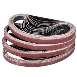 STEBRUAM Pack of 50 Sanding Belts 13 x 457 Grit 60/80/100/120/240
